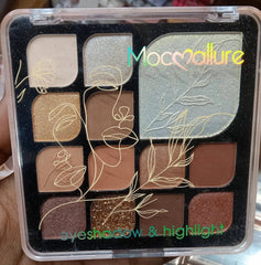 Mocallure 12-color eyeshadow and highlighter palette Mocallure