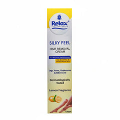 Relax Silky Feel Lemon Hair Removing Cream - 120g Relax