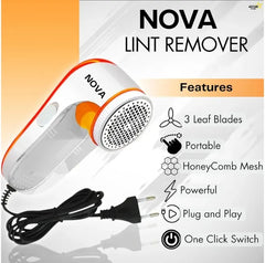 Nova Lint Remover NLR-208 Electric Fabric Shaver Nova