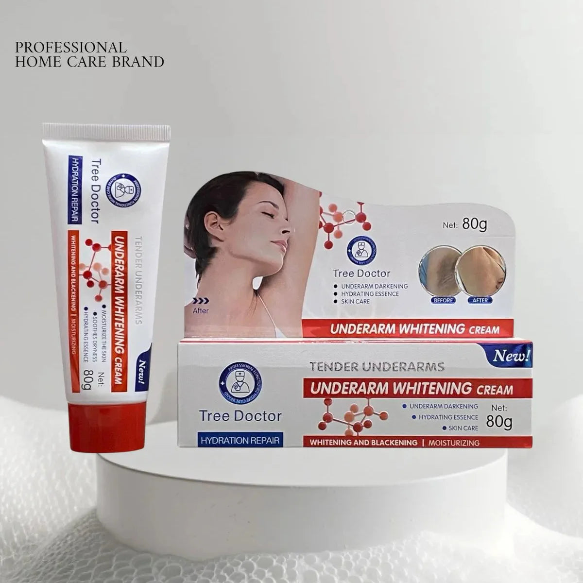 Tree Doctor Underarm Whitening Cream For Sensitive Parts - 80g Tree Doctor