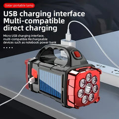 Portable LED Hand Light Portable Solar Battery Powered Light Cosmia.pk