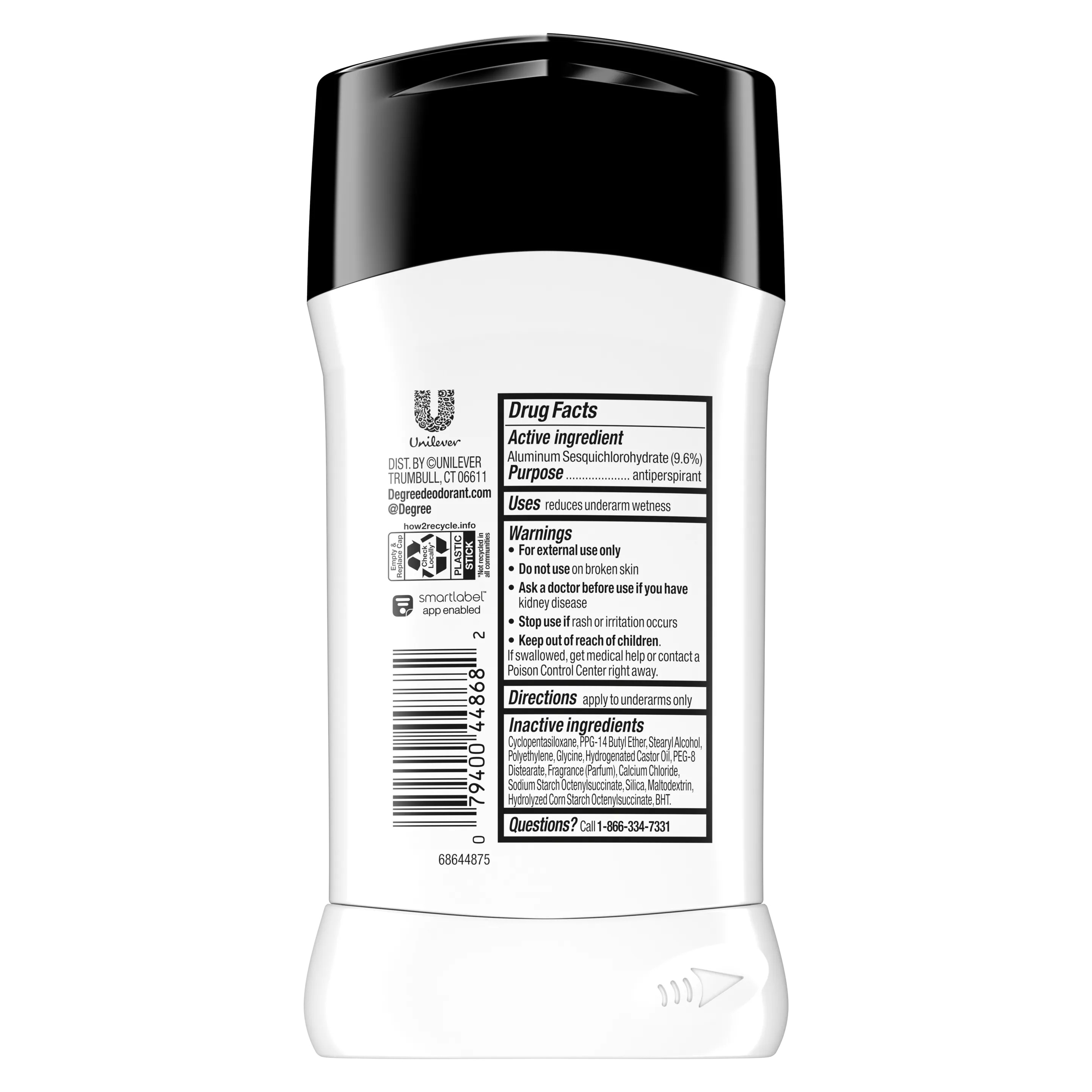 Degree UltraClear Black+White Ocean Air Antiperspirant Deodorant Degree