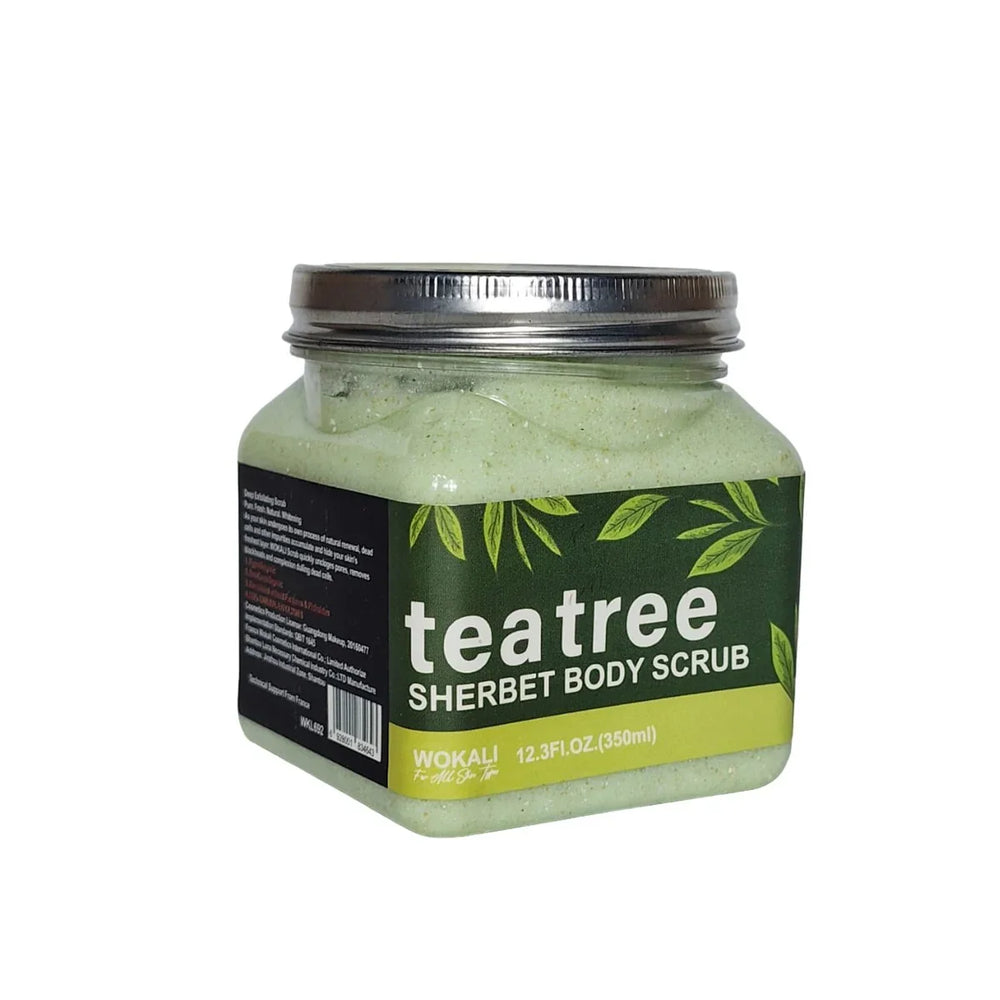 Wokali Tea Tree Sherbet Body Scrub - 350ml Wokali