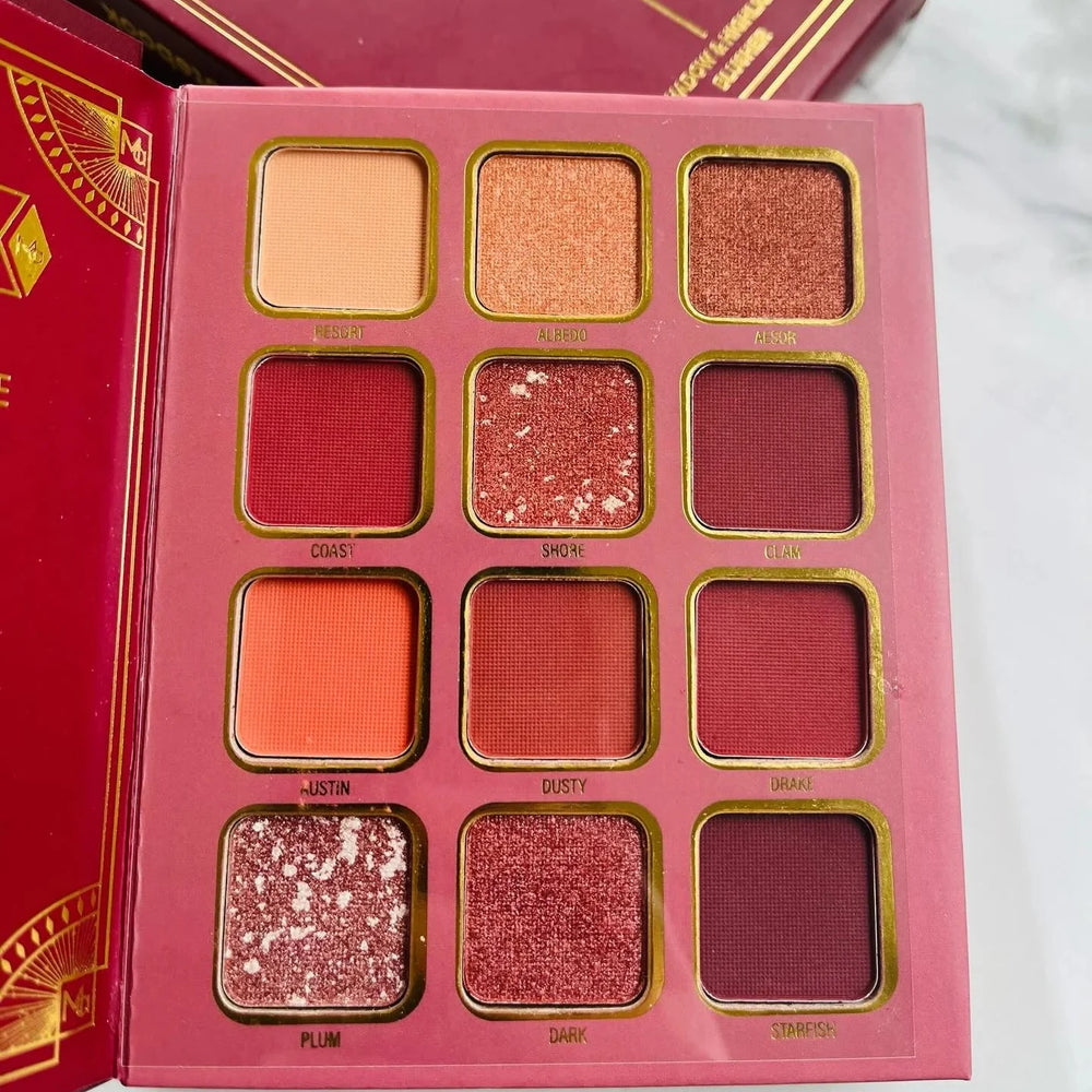 Mocallure 3 in 1 Makeup Kit Mini Palette Notebook Eyeshadow, Highlighter & Blusher Mocallure