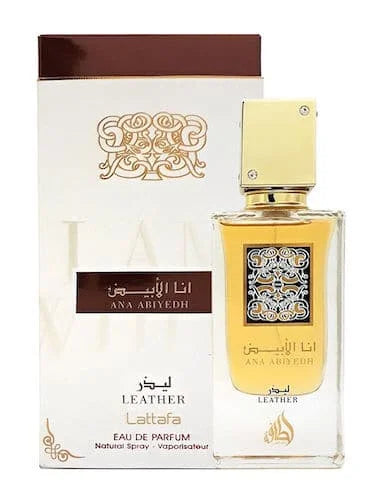 Lattafa I Am White Ana Abiyedh Leather Eau de Parfum – 60ml Lataffa