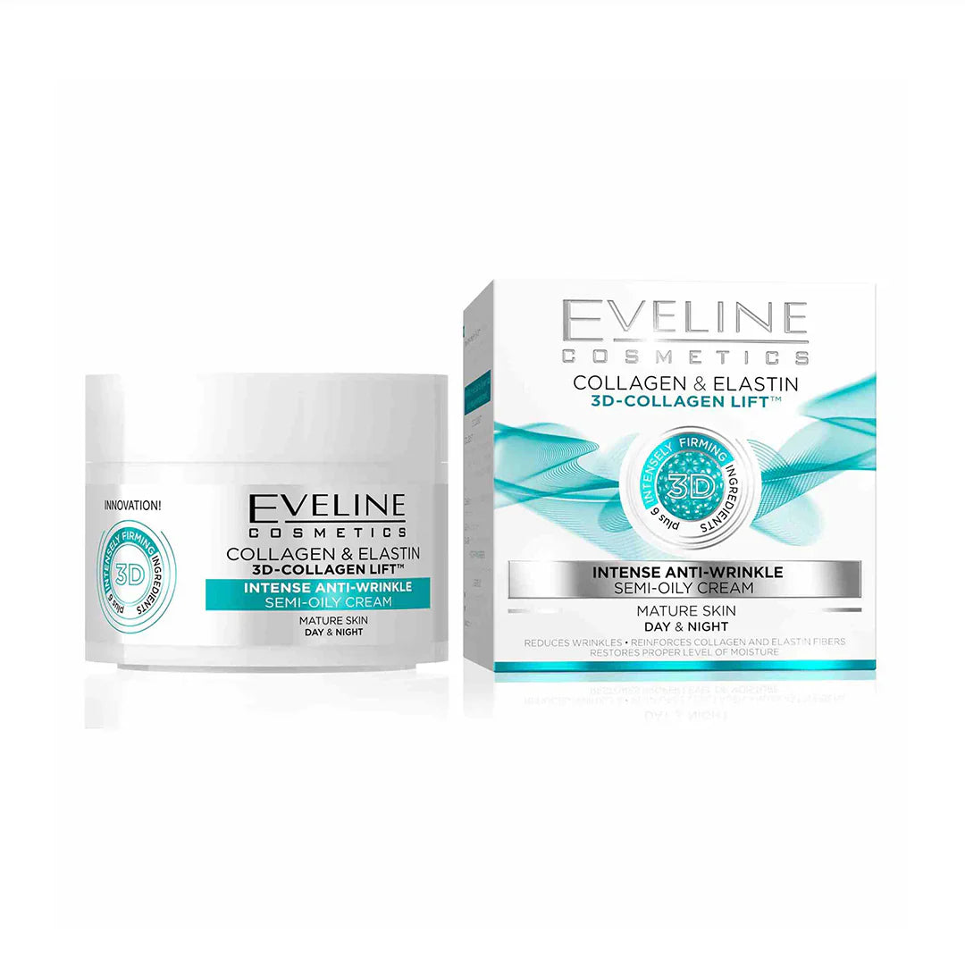 100% Original Eveline Collagen & Elastin 3D Lift Intense Anti-Wrinkle Eveline