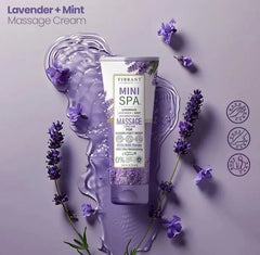 Vibrant Beauty Mini Spa Lavender + Mint Manicure Pedicure Kit - 200ml Vibrant Beauty