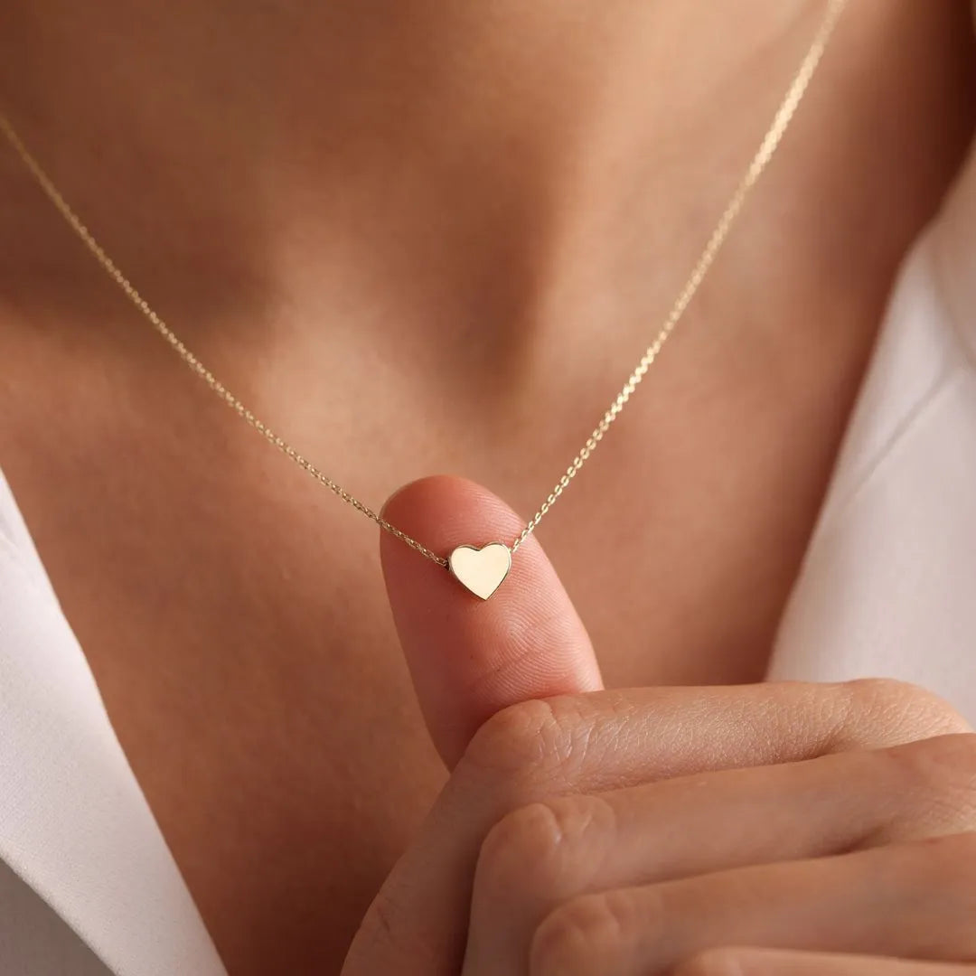 Stainless Steel Tiny Heart Chain Cosmia