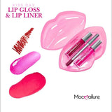 Mocallure 3 in 1 Kiss Day Lipgloss & Lip Liner