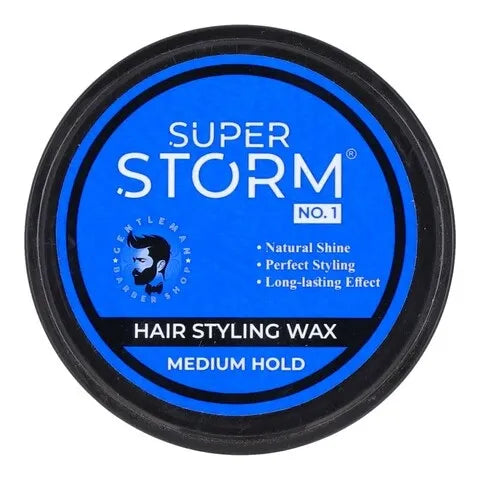 Super Storm Hair Styling wax Medium Hold NO 1 Super Storm
