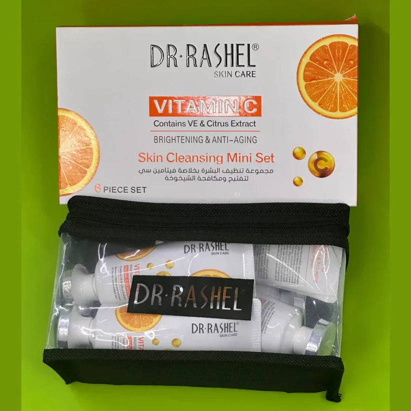 Dr Rashel Vitamin C Skin Cleansing Mini Set (Pack of 6) DR.Rashel