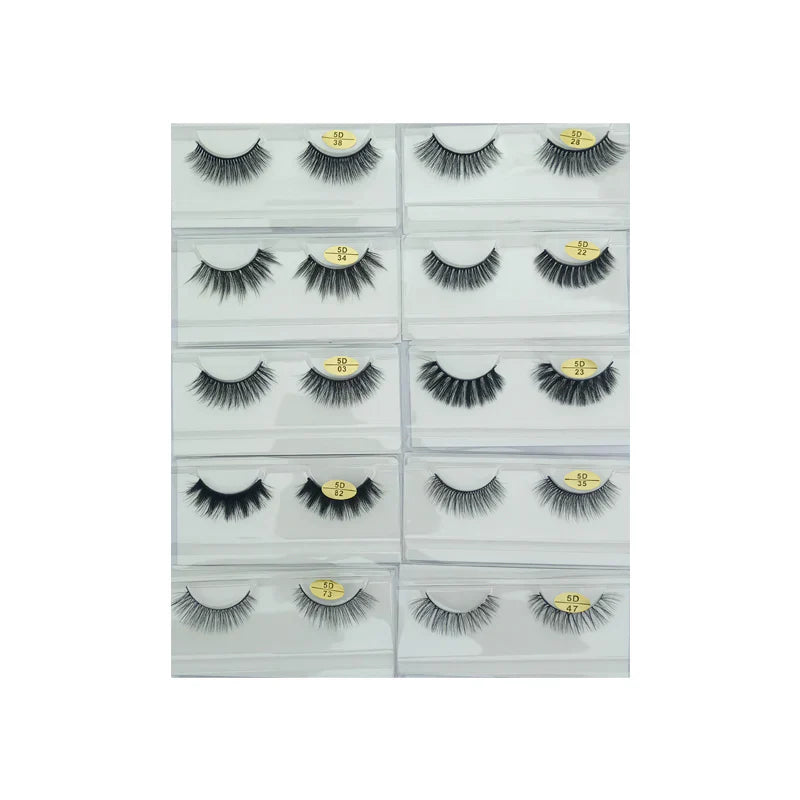 Glamorous Face 5D Mink Hair Eyelashes 10 Pieces GF 8069 Glamorous Face