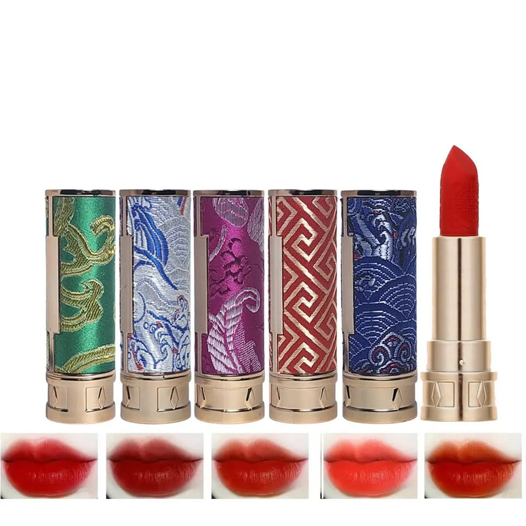 5 Pcs Velvet Waterproof Long Lasting Lipstick Set Wanying
