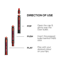 KS-One 5 in 1 Lipstick 5 Steps Lipstick In 1 KS-ONE
