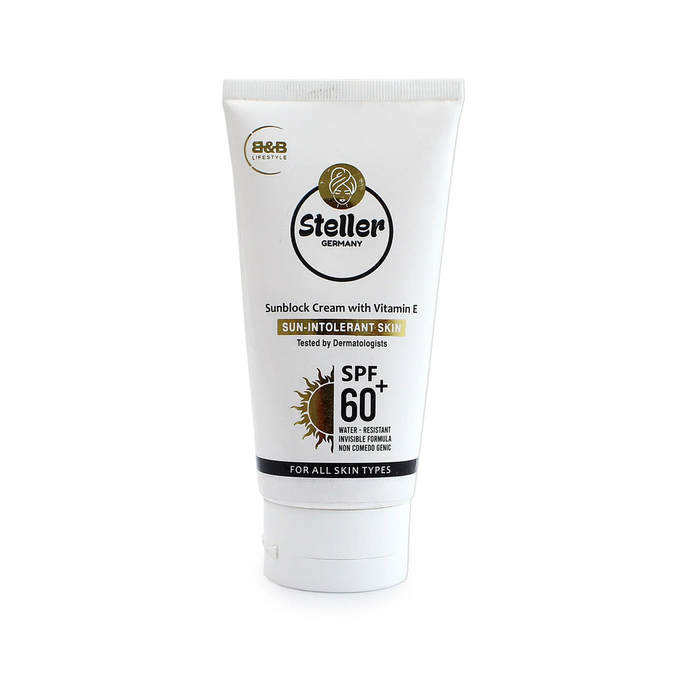Steller Sunblock Cream with Vitamin-E - 120ml Steller