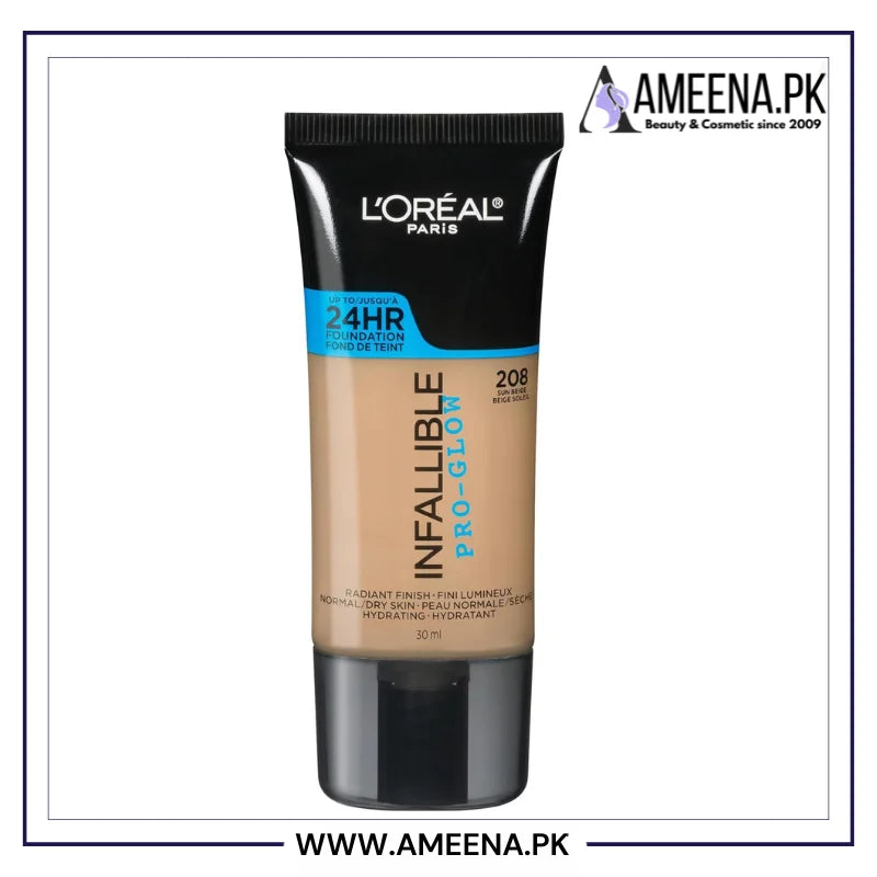 L'Oreal Paris Makeup Infallible Up to 24HR Pro-Glow Foundation Loreal Paris