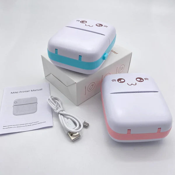 MINI PRINTER Adhesive Small Portable Bluetooth Printer Cosmia.pk