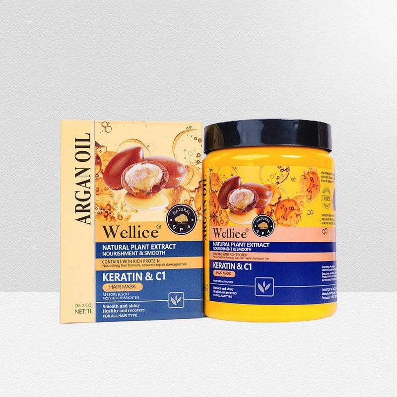 Wellice Argan Hair Mask 1 Kg Wellice