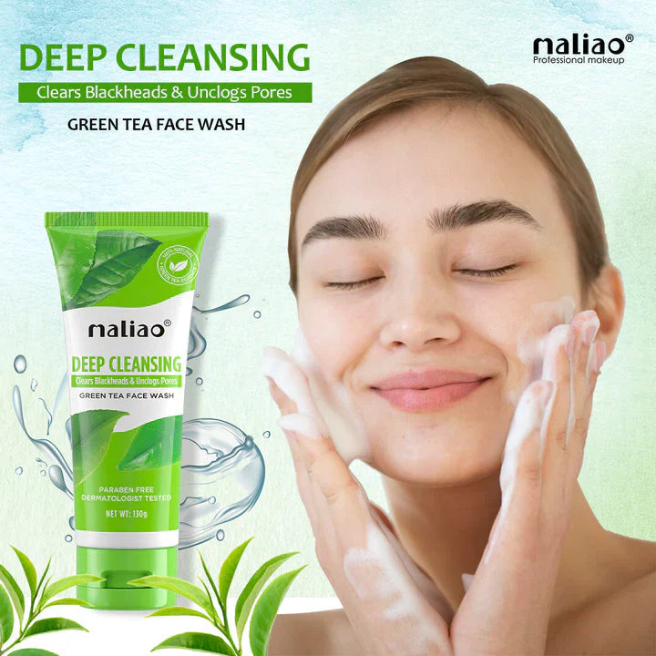 Maliao Deep Cleansing Green Tea Face Wash -130g Maliao