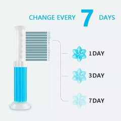 Toilet Freshener Cleaner Gel Flower Stamp Cosmia.pk