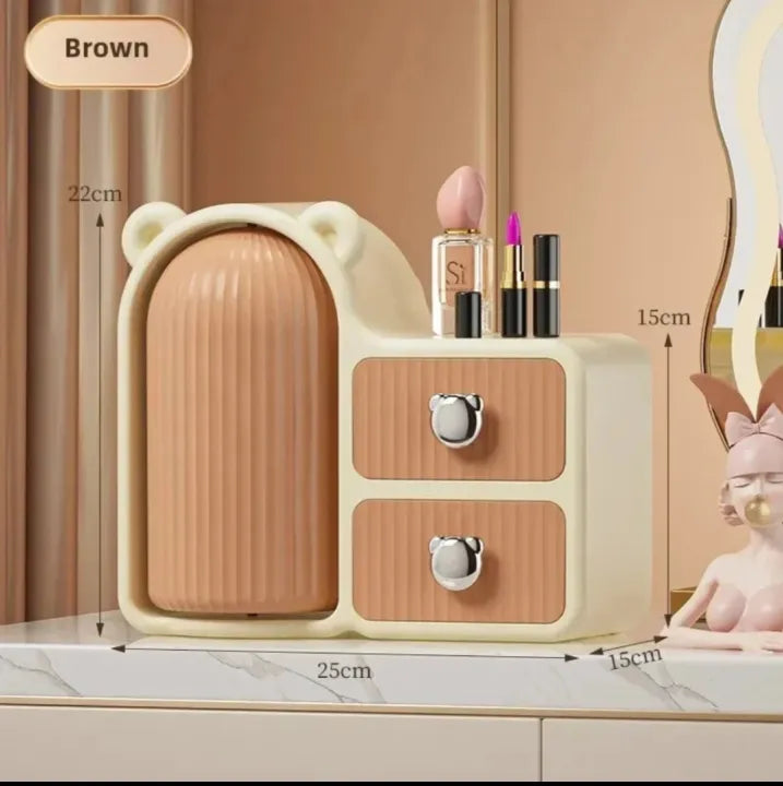 Premium Quality Rotating Desktop Cosmetics Storage Box Cosmia