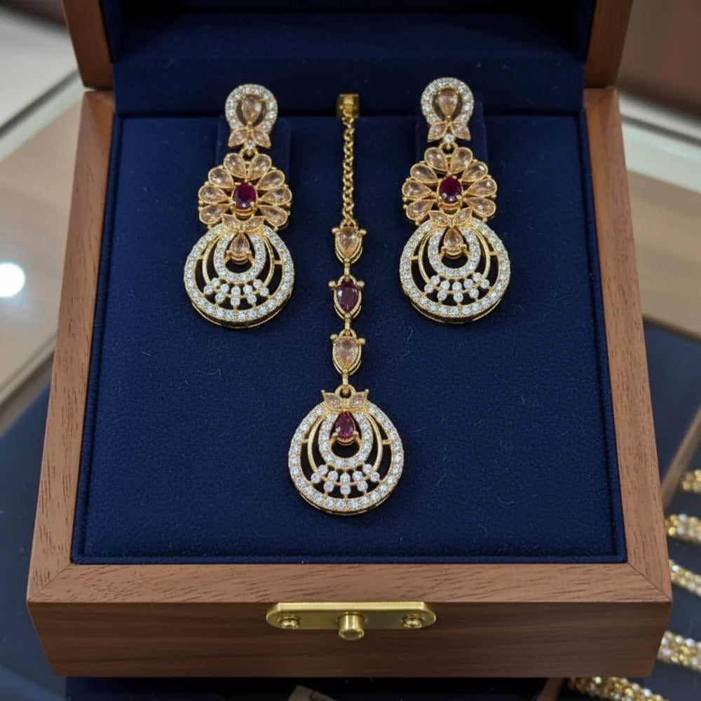 Zircon Tikka Earring Cosmia