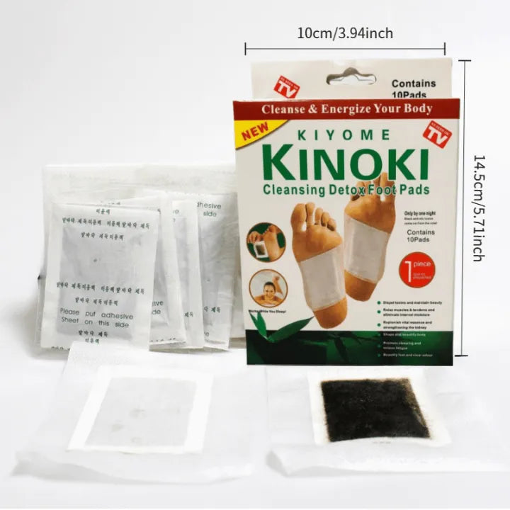Kinoki Detox Foot Patches Pads for Men & Women - 10Pcs Kinoki