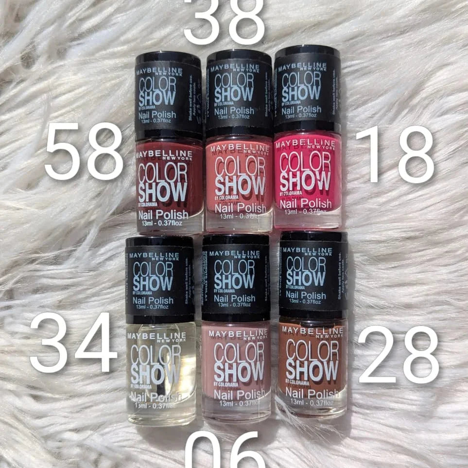 Maybelline Permanent Nail Paint Maybelline