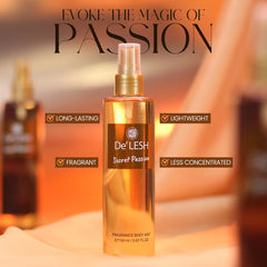 Delesh Secret passion Fragrance Body Mist - 150ml delesh