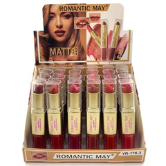 Romantic May Professional 2-in-1 Lipstick with Gloss & Liquid Matte Romantic May