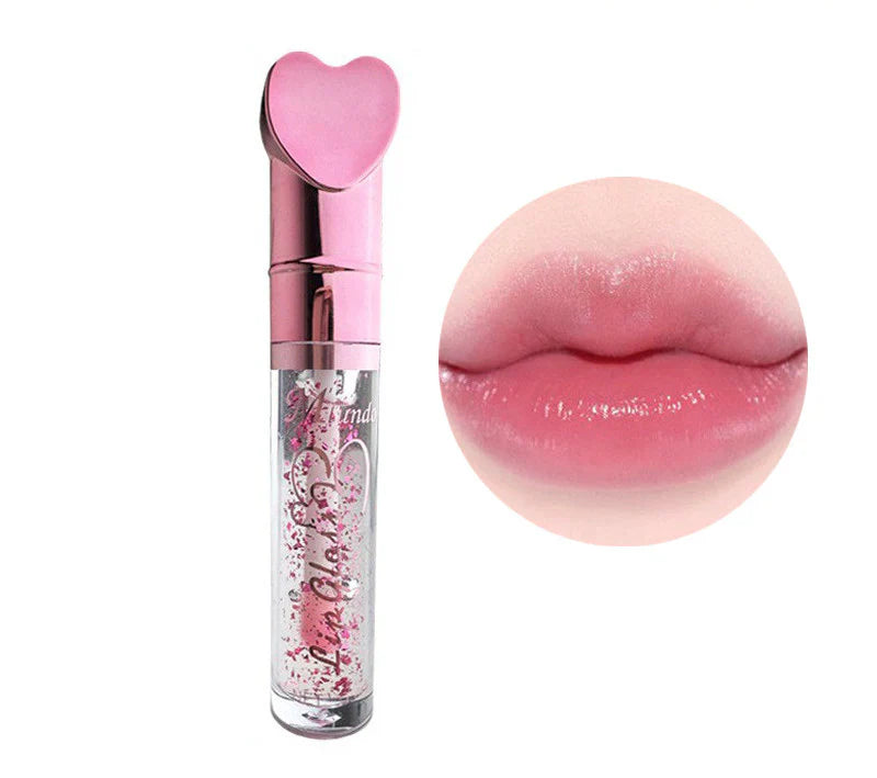 Miundo Heart Pink Magic Lip Gloss Miundo