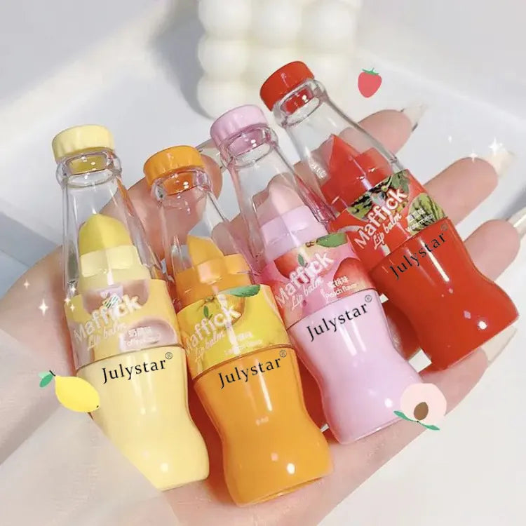 Cute Transparent Coca Cola Clear Lip Primer & Lip Balm Each JulyStar
