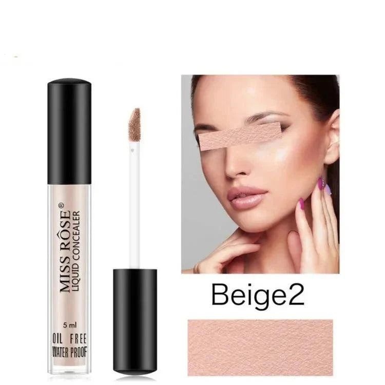 Miss Rose Oil Free Waterproof Liquid Concealer - 5ml Miss Rose