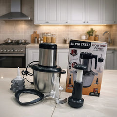 Silver Crest Kitchen Expert Chopper Powerful 850W with 3L Capacity Silver Crest