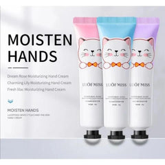 Loufmiss 5Pcs Cute Cat Hand Cream Set Loufmiss