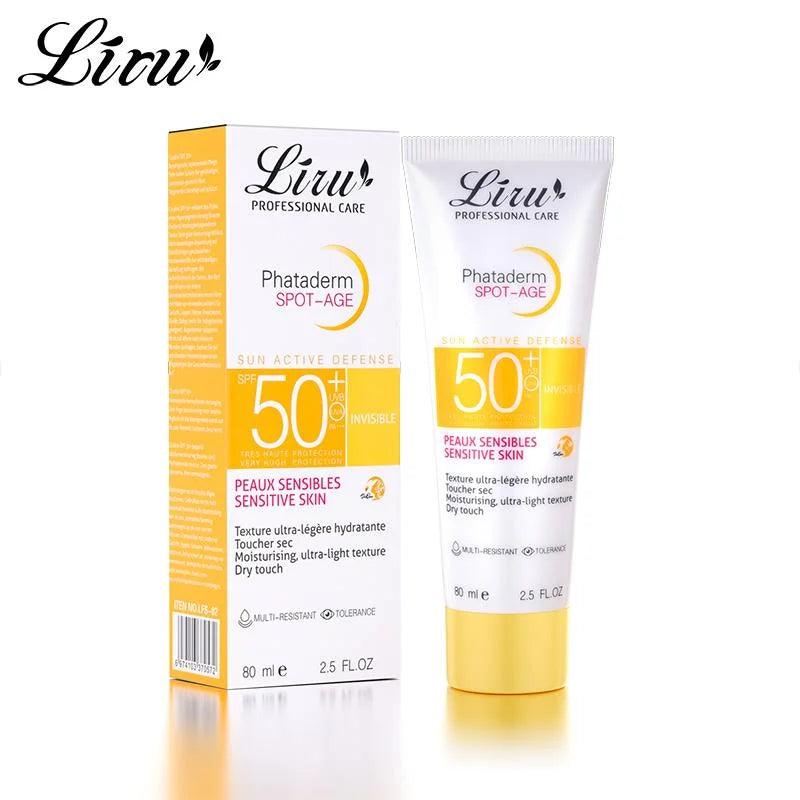 Liru Phataderm Spot-Age Sun Active Defense SPF50+ Whitening Sun Cream Liru
