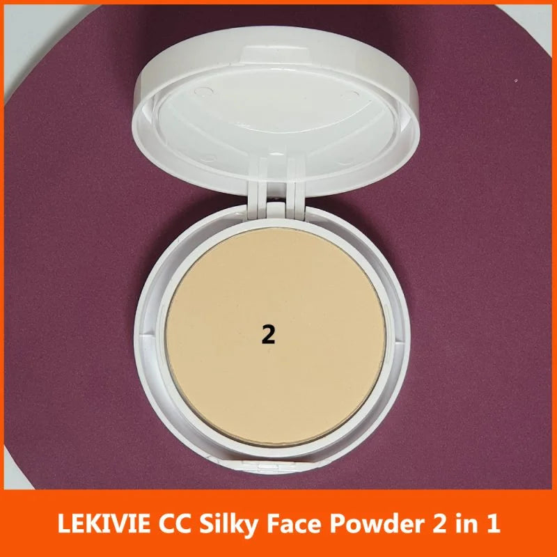 Lekivie CC Silky White Face Powder 2 in 1 Lekivie
