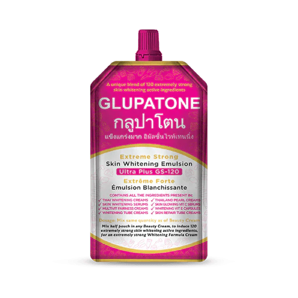 Glupatone Extreme Strong Whitening Emulsion Ultra Plus – Skin Lightening Lotion Glupatone