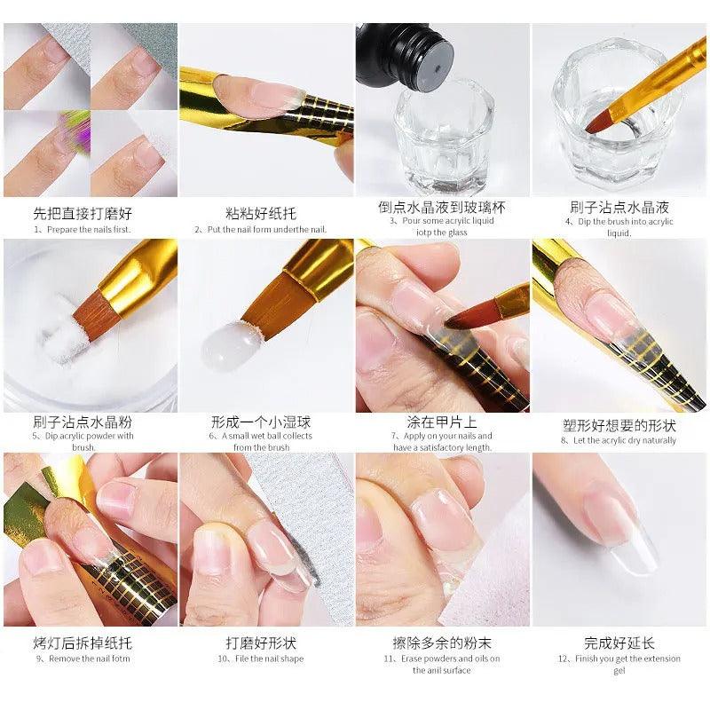 HoloGel Nail DIY Kit - 16PCS Set Cosmia