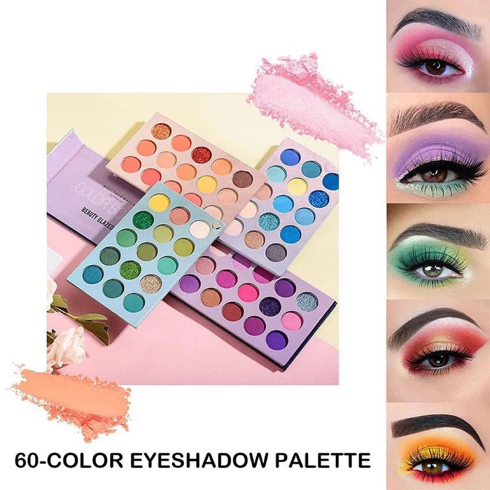 60 Colors Coco Urban Matte & Shimmer Eyeshadow Palette Coco Urban