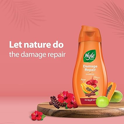Nyle Naturals Damage Repair Shampoo - 180ml Nyle