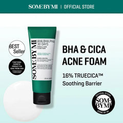 Some By Mi - AHA BHA PHA 30 Days Miracle Acne Clear Foam 100ml (Made in Korea) Some By Mi