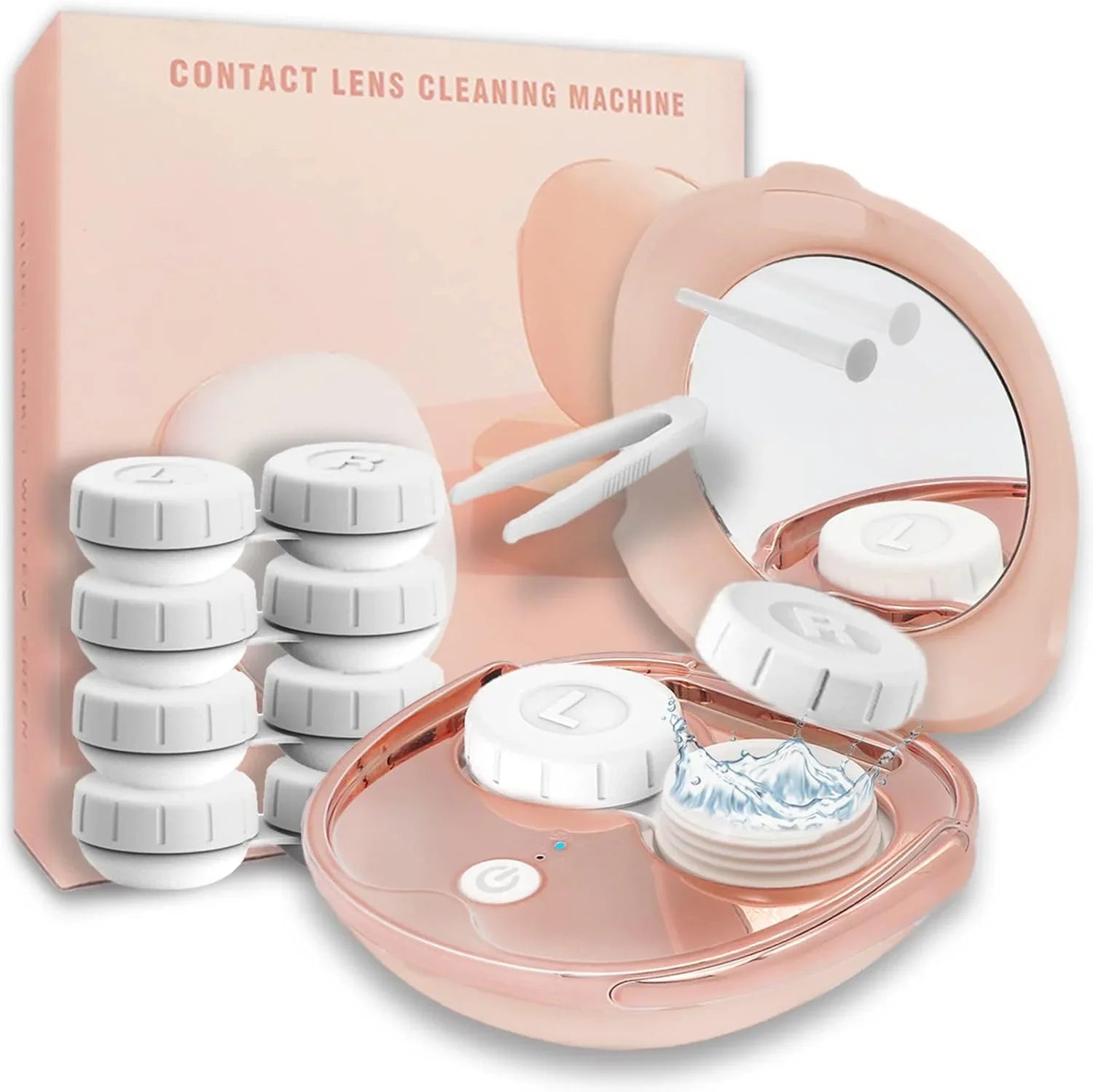 Fashionable Contact Lens Case Automatic Ultrasonic Contact Lens Anjieer