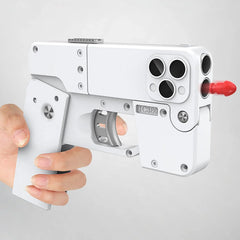 Folding iPhone Soft Bullet Launcher Toy Gun - Each Cosmia.pk