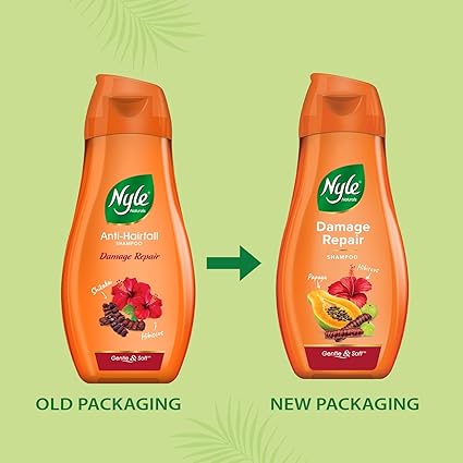 Nyle Naturals Damage Repair Shampoo - 180ml Nyle
