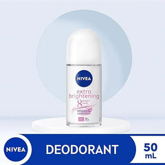 Nivea Extra Brightening Deodorant Roll-On For Women - 50ml Nivea