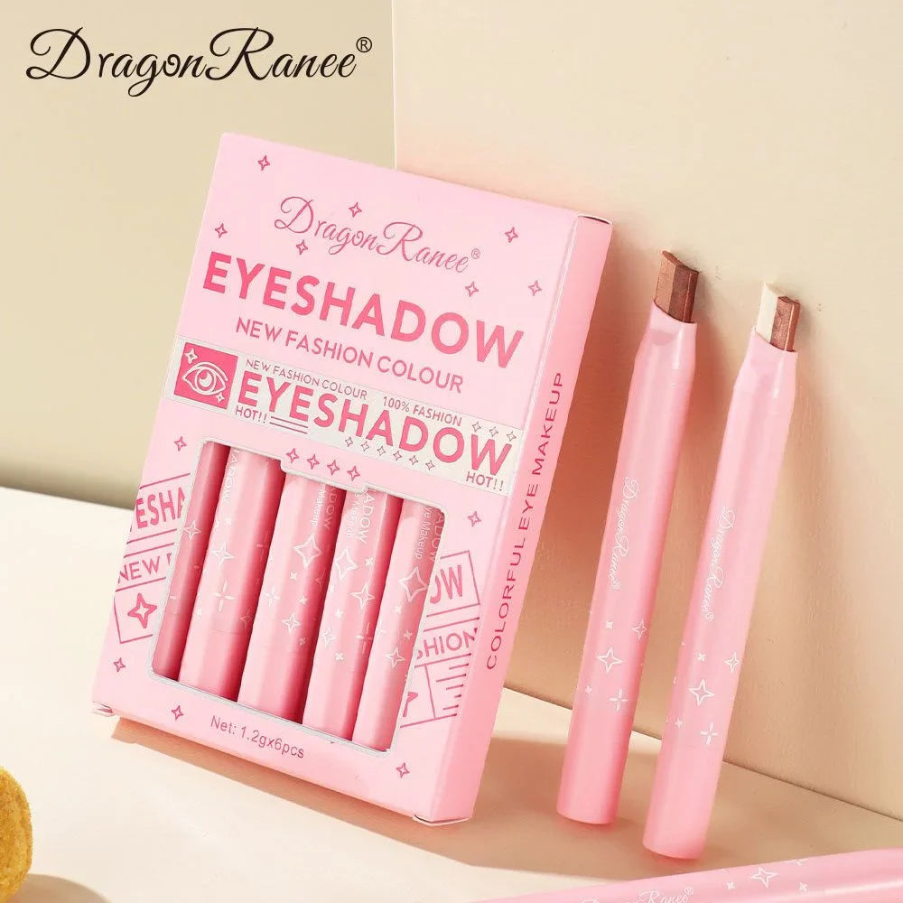 Dragon Ranee New Fashion Color 6pcs Stick Eyeshadow Set Dragon Ranee
