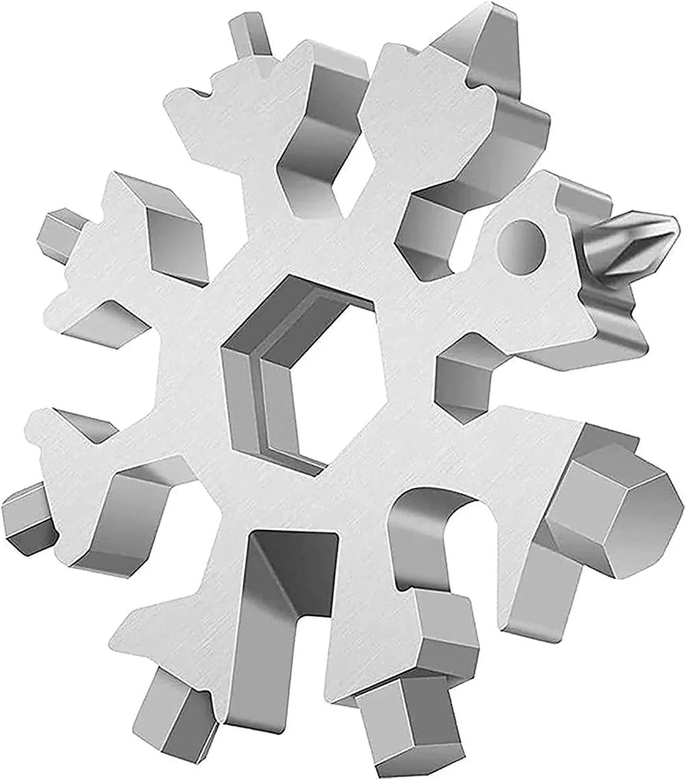 18-in-1 Snowflake Stainless Steel Screw Driver Multi-Tool Cosmia.pk