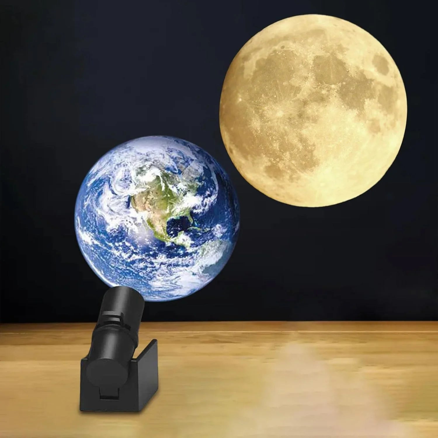 3D Moon Earth Projection LED Lamp Cosmia.pk