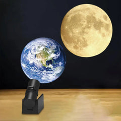 3D Moon Earth Projection LED Lamp Cosmia.pk